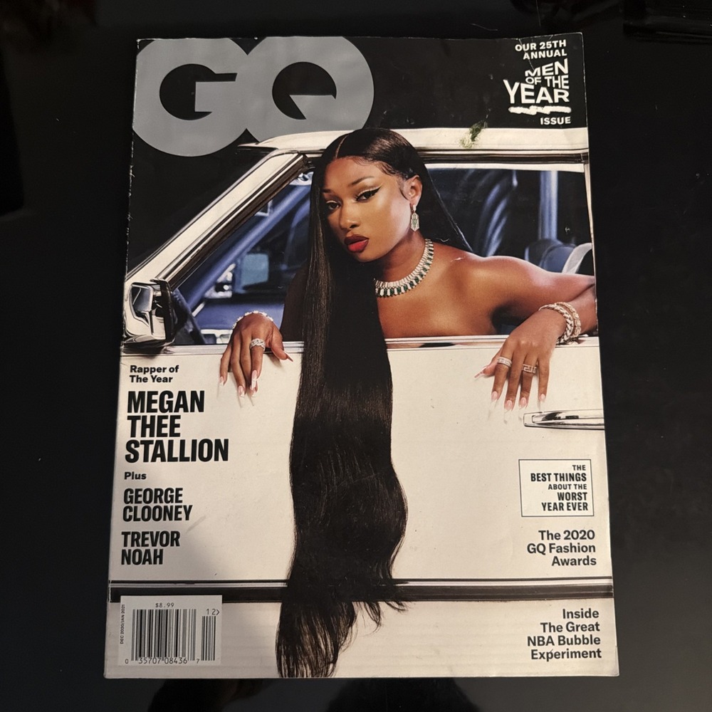2020 GQ magazine MEGAN THEE STALLION George Clooney Trevor Noah Marc Jacobs